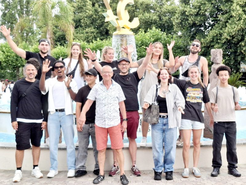 Team der Maler Bieri AG beim Teamanlass im Europa-Park