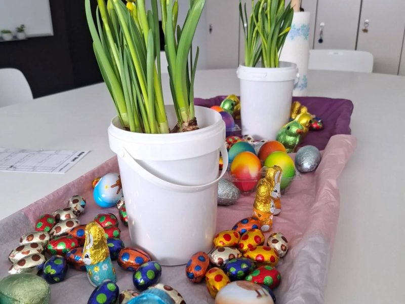 Team der Maler Bieri AG in der Osterzeit